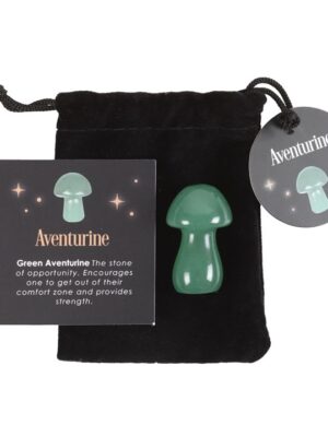 Magical Aventurine Crystal Mushroom