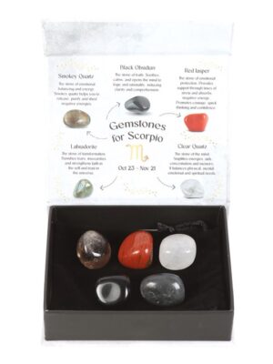 Scorpio Crystal Tumblestone Set