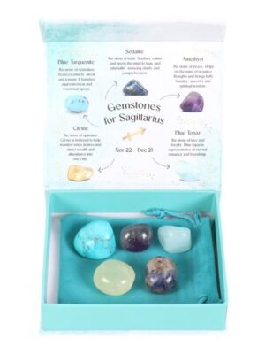 Sagittarius Crystal Tumblestone Set
