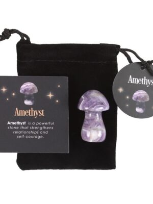 Magical Amethyst Crystal Mushroom