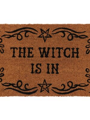 Natural The Witch Is In Doormat
