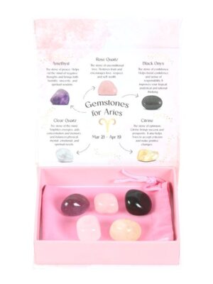 Aries Crystal Tumblestone Set