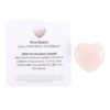 I Love You Rose Quartz Crystal Heart in a Bag