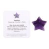 Friends Are Like Stars Lucky Amethyst Crystal Star in a Bag