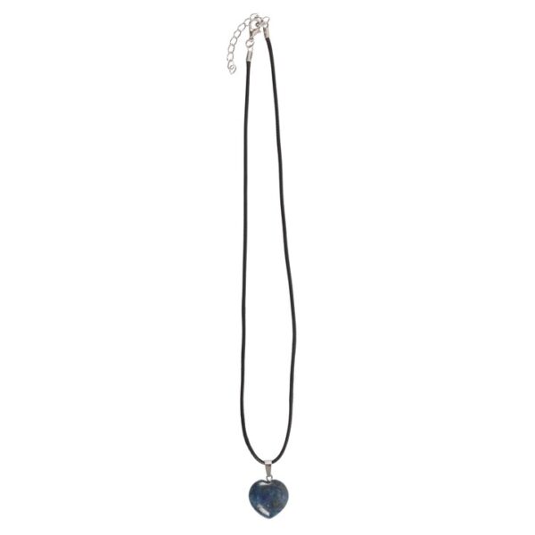 Lapis Lazuli Healing Crystal Heart Necklace