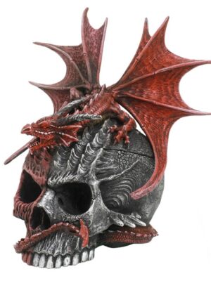 Serpent Infection Lidded Skull Ornament by Spiral Direct