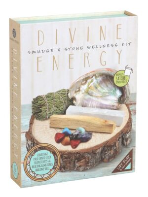 Divine Energy Smudge and Stone Wellness Kit