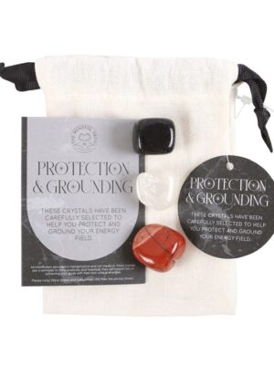 Protection & Grounding Healing Crystal Set