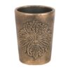 Green Man Bronze Terracotta Plant Pot by Lisa Parker