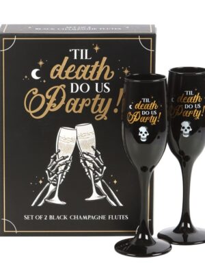 Til Death Do Us Party Champagne Flute Set