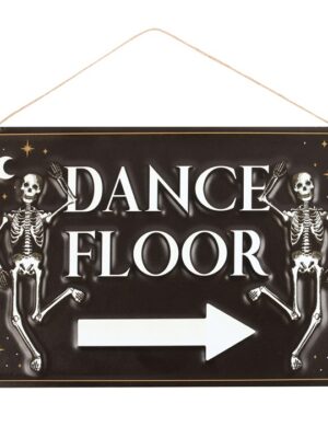 Dance Floor Hanging Metal Sign