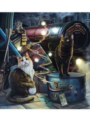 Witchwood Express Light Up Canvas Plaque by Lisa Parker