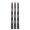 Set of 3 Black Magic Triple Moon Taper Candles