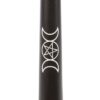 Set of 3 Black Magic Triple Moon Taper Candles