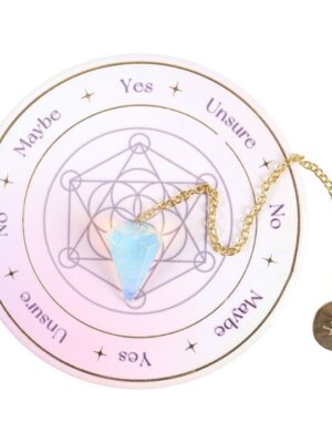 Opalite Pendulum Divination Kit