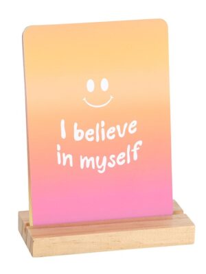 Mindful Moments Affirmation Cards with Wooden Stand