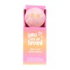 You Are Loved Rose Quartz Happy Face Crystal