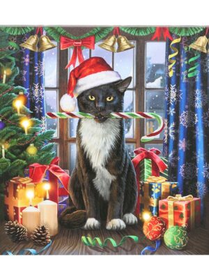 Krampuss Light Up LED Canvas Plaque by Lisa Parker