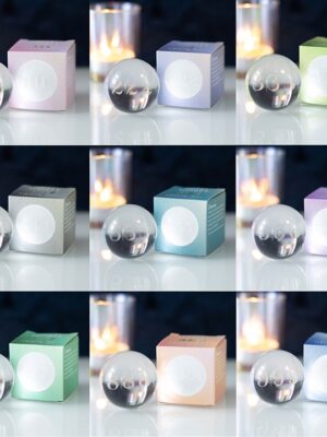 Set of 9 Angel Number Crystal Balls