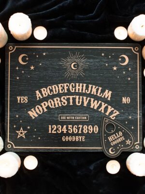 Black Talking Board with Planchette