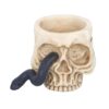 Skull Tealight Holder with Snake