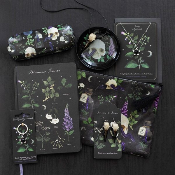 Venom & Vines Skull Trinket Dish