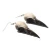 Resin Crow Skull Earrings