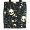 Venom & Vines Print Polycotton Tote Bag