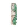 6in Ritual Wand Smudge Stick with White Sage, Abalone and Quartz - Witchcraft Ritual