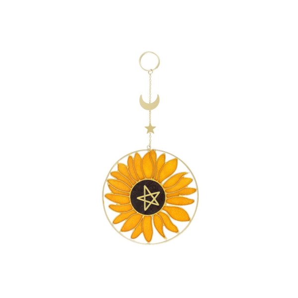 Bee Radiant Sunflower Suncatcher