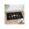 Black Dark Forest Moon Phase Doormat Black Dark Forest Moon Phase Doormat - Witchcraft Ritual