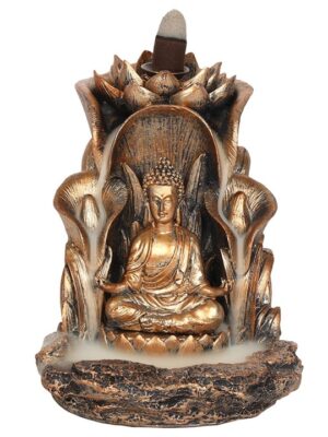 Bronze Buddha Backflow Incense Burner Bronze Buddha Backflow Incense Burner - Meditation Decor