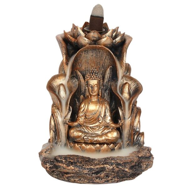 Bronze Buddha Backflow Incense Burner Bronze Buddha Backflow Incense Burner - Meditation Decor