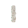 6in Ritual Wand Smudge Stick with White Sage, Abalone and Quartz - Witchcraft Ritual - View 3