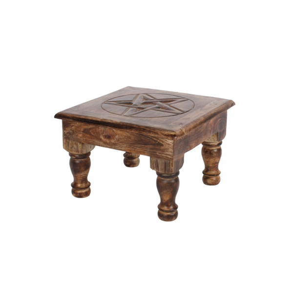 Pentagram Altar Table - Gothic Decor - View 3