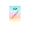Multicoloured Gratitude Journal with Amethyst Pen - Meditation Decor - View 4