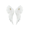 Pair of Large Glitter Angel Wings - Angel Figurine - View 2