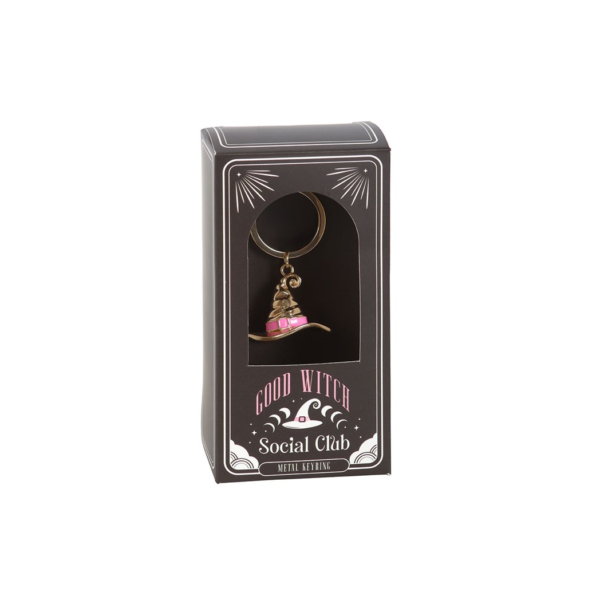 Good Witch Alloy Witch Hat Keyring - Witchcraft Ritual - View 2