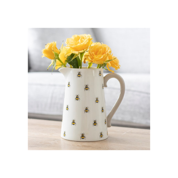 Bee Ceramic Flower Jug Bee Ceramic Flower Jug - Spiritual Home Decor