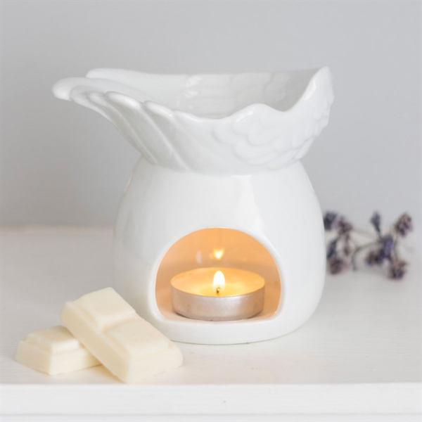 Angel Wing Dish Oil Burner - Angel Figurine - View 5
