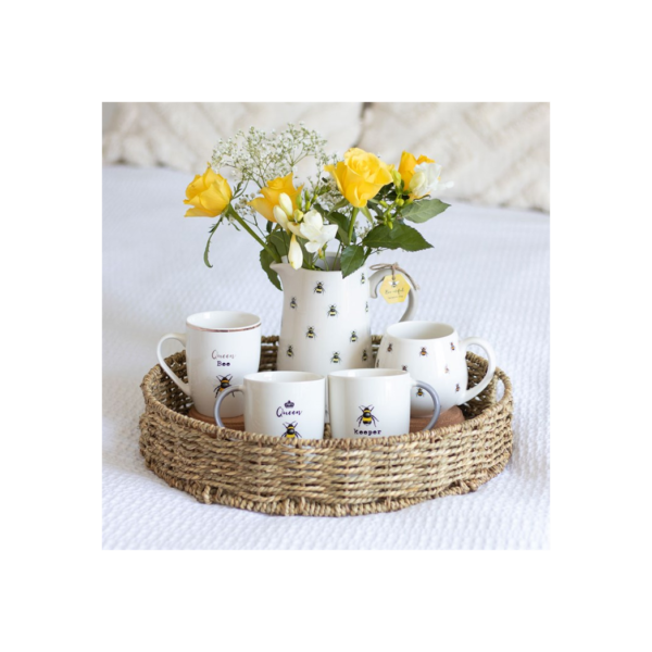 Bee Ceramic Flower Jug - Spiritual Home Decor - View 4