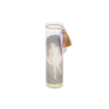 Selene Goddess Tube Candle with Amethyst Crystals - Meditation Decor - View 2
