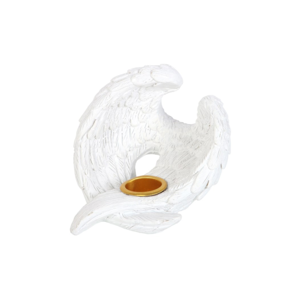 Angel Wing Resin Incense Cone Burner - Angel Figurine - View 4