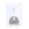 White Moon Phase Cut Out Oil Burner and Wax Warmer - Witchcraft Ritual - View 4