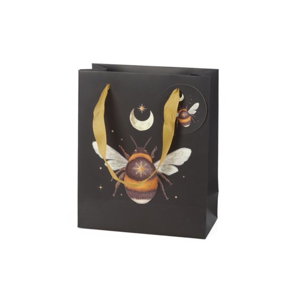 23cm Medium Forest Bee Gift Bag - Gothic Decor - View 2