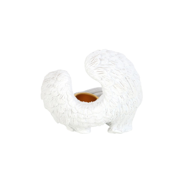 Angel Wing Resin Incense Cone Burner - Angel Figurine - View 3