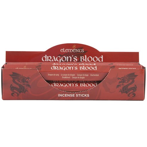 Set of 6 Packets of Elements Dragon’s Blood Incense Sticks Set of 6 Packets of Elements Dragon's Blood Incense Sticks - Aromatherapy