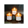 Green Witch White Sage Amber Glass Candle