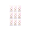 Pack of 9 Angel Number Keyrings - Spiritual Home Decor