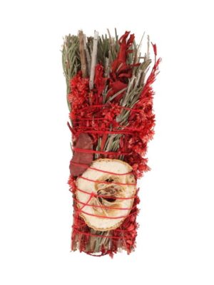 Ritual Smudge Stick - Sage & Red Jasper - Aromatherapy